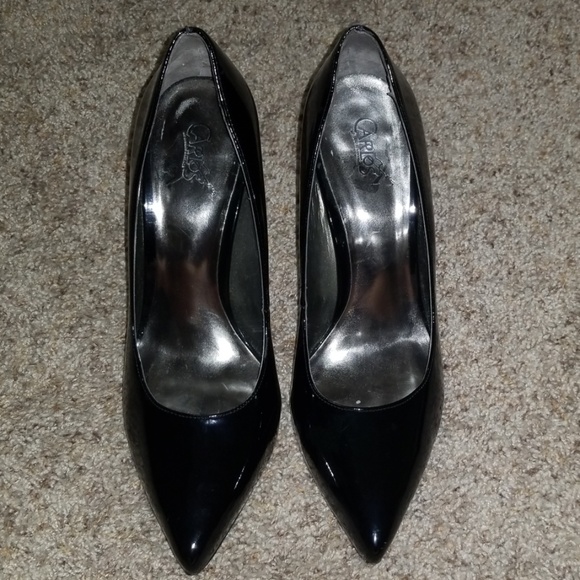 OFFERS? Carlos Santana black patent leather pumps - Picture 2 of 6
